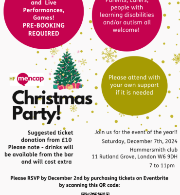 Christmas Party HFMencap 2024